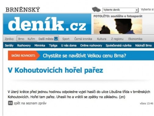 Správa roka z Moravy
