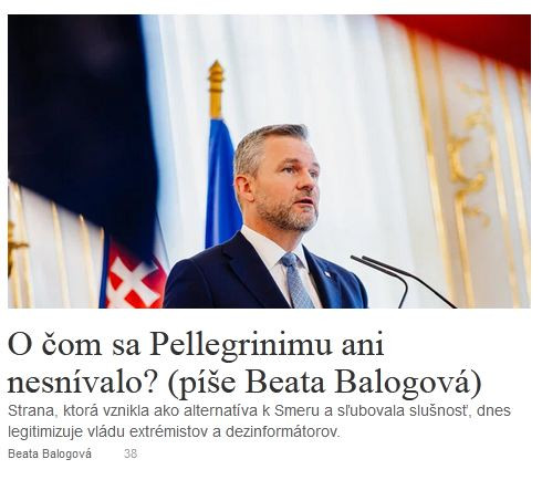 Ďalší večerníček pre liberálnych progressistov